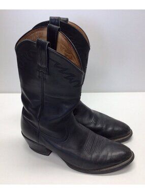 Ariat #34601 Heritage Sedona Western Black Leather Cowboy Boots Mens Size 13D